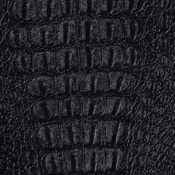 Alligator Faux Leather 20 yard roll wholesale - Black