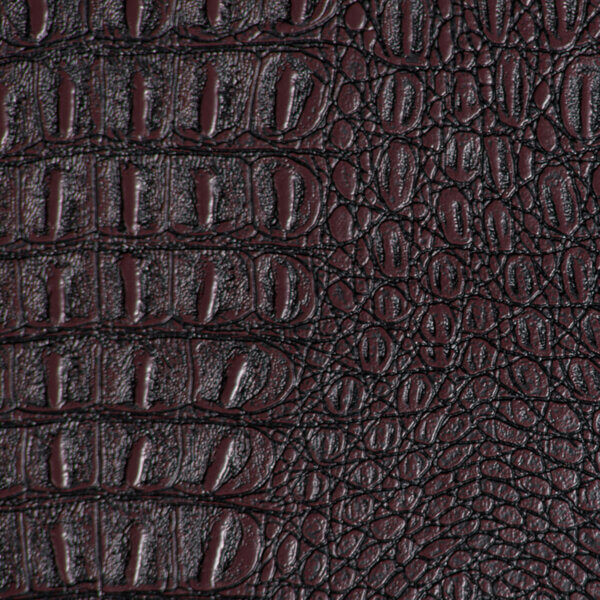 Alligator Faux Leather 20 yard roll wholesale - Brown