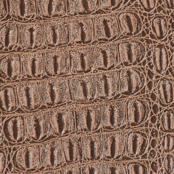 Alligator Faux Leather 20 yard roll wholesale - Buckskin