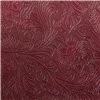 Hand Tooled Faux Leather 30 yard roll wholesale - Wine