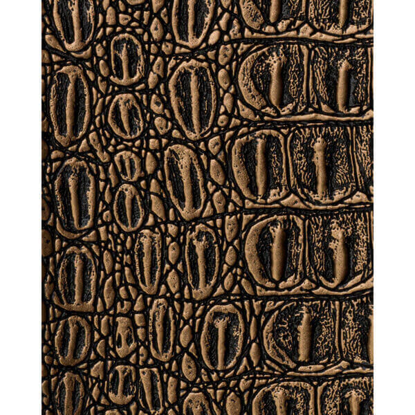 Metallic Alligator Faux Leather 20 yard roll wholesale - Berries