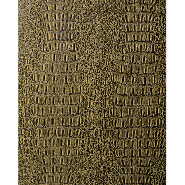 Metallic Alligator Faux Leather 20 yard roll wholesale - Swamp