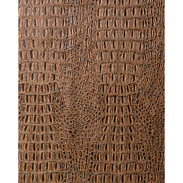 Metallic Alligator Faux Leather 20 yard roll wholesale - Topaz