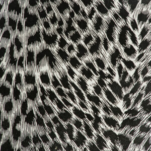 Black-White Printed Animal Skin Vinyl 30 yard roll wholesale