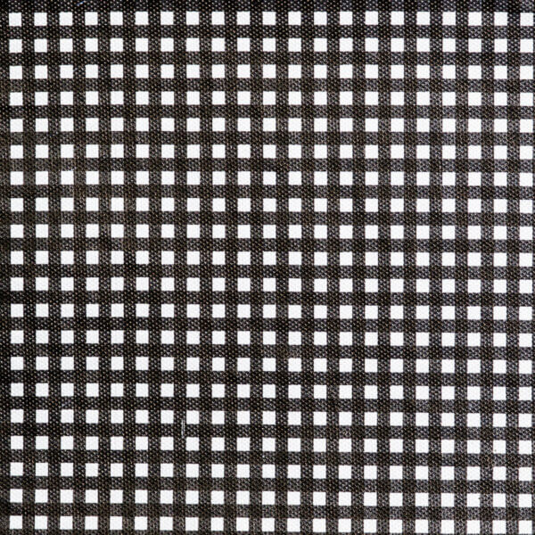 Tablecloth Vinyl Fabric 25 yard roll wholesale - Black Gingham