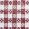 Tavern Check Tablecloth Vinyl Fabric 25 yard roll wholesale - Maroon